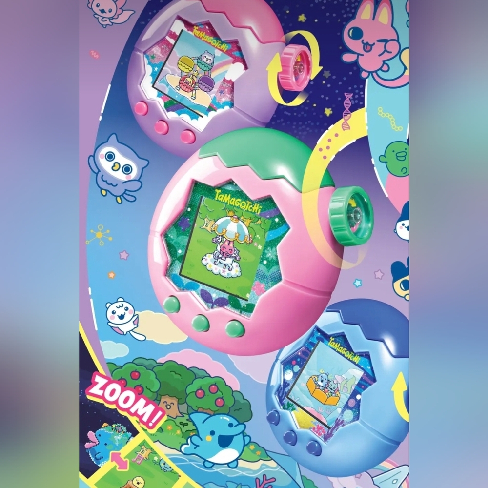 Tamagotchi Paradise LAND Virtual Pet Toy Pink Green BRAND NEW SEALED